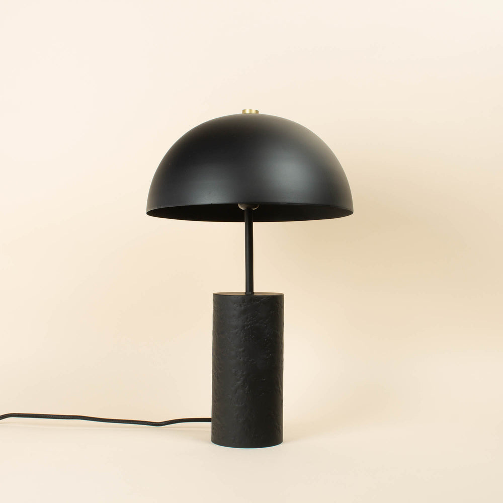 Black Dome Table Lamp