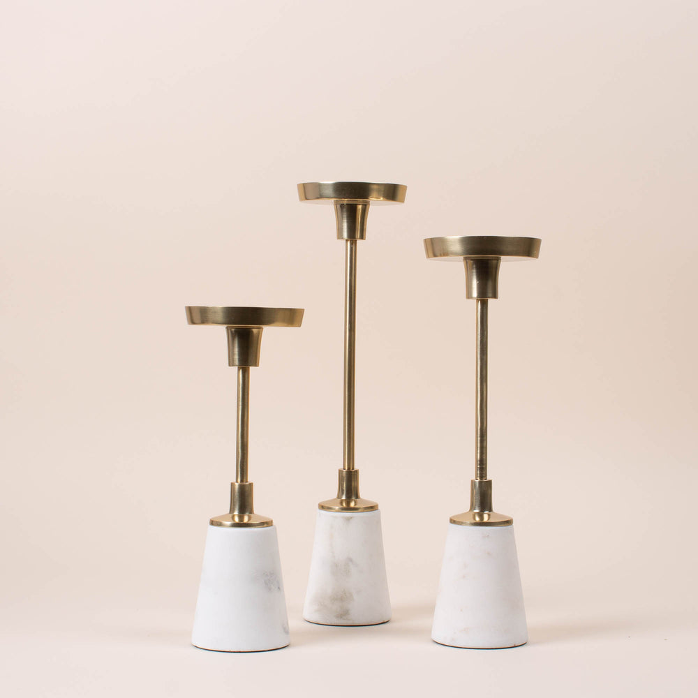 
                  
                    Medium Brass Pillar Candleholder
                  
                