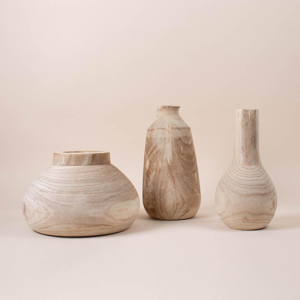 
                  
                    Wooden Bulb Vase
                  
                