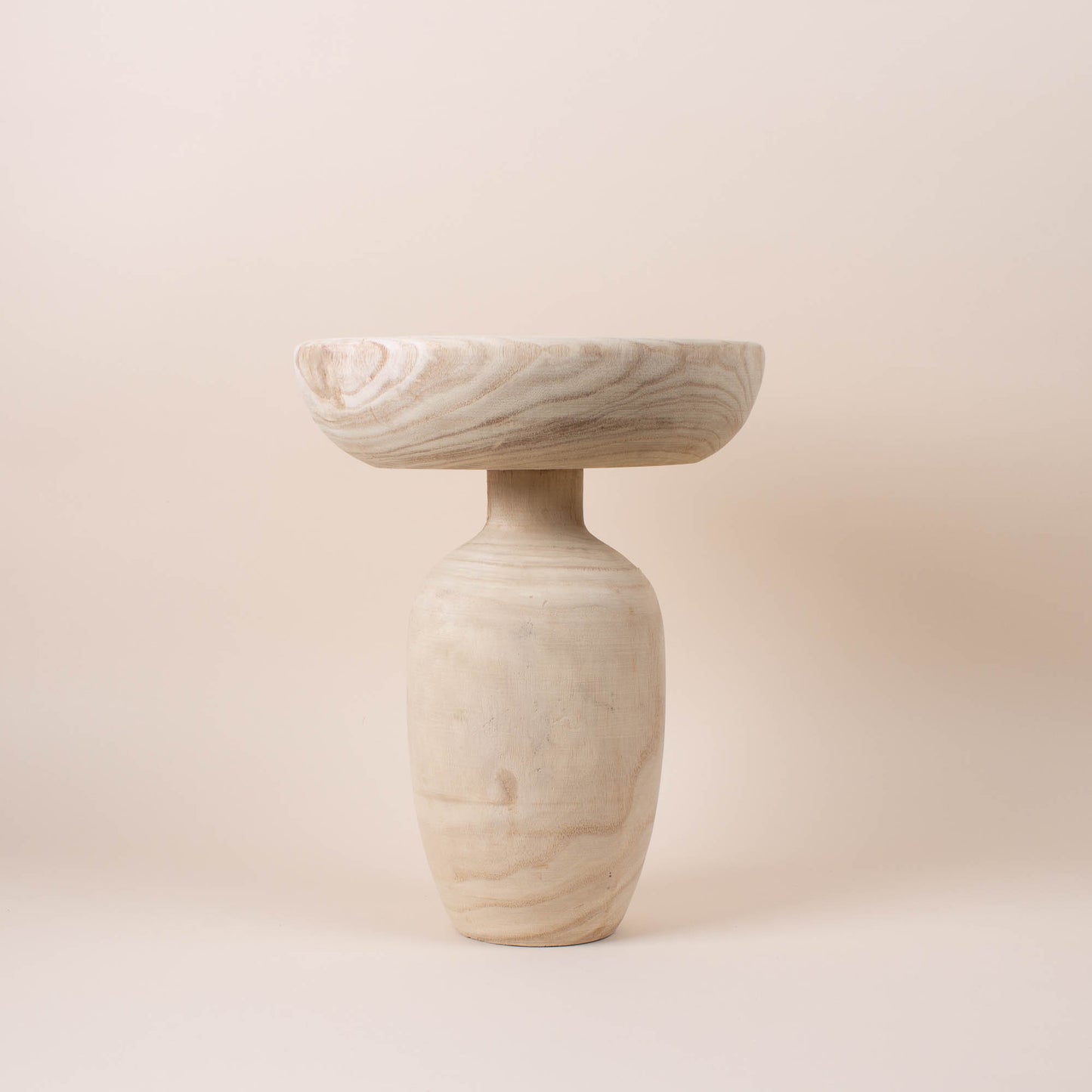 
                  
                    Large Turned Wooden Pedestal
                  
                