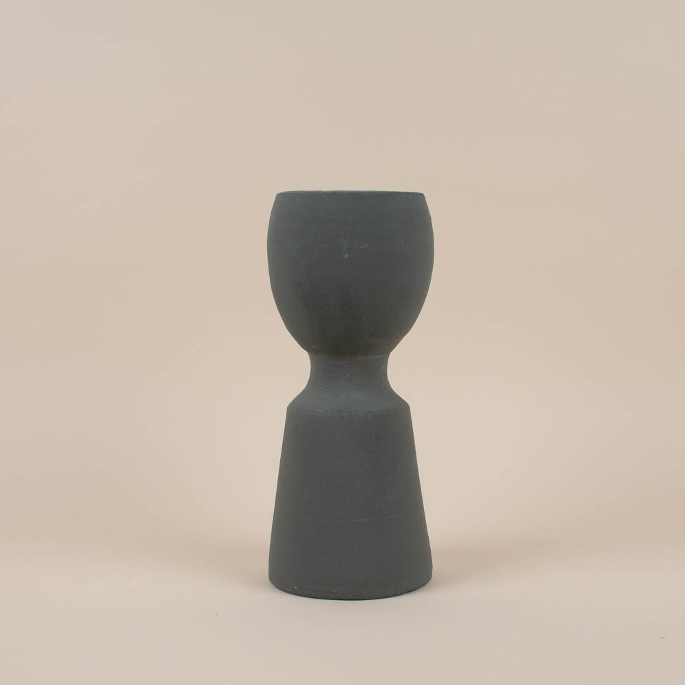 Blue Clay Vase