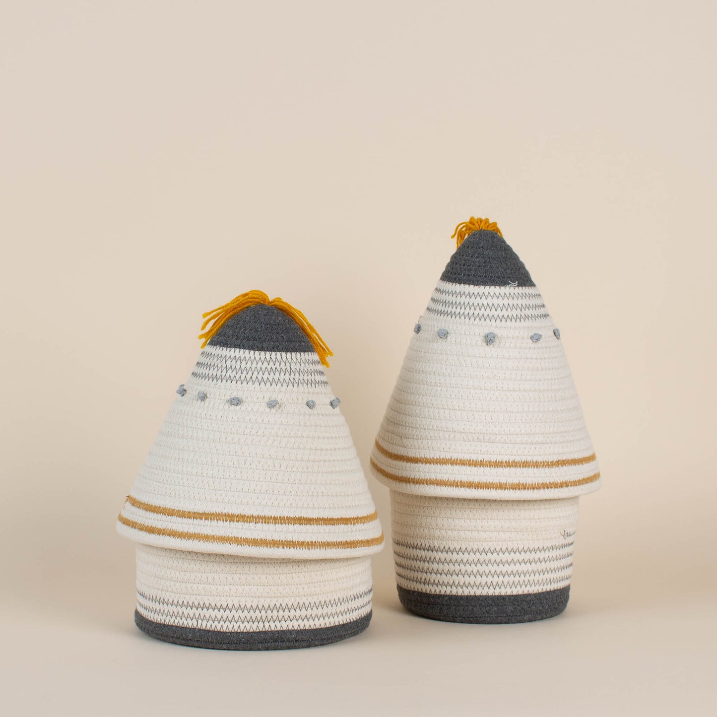 
                  
                    Embroidered Basket with Lid - Small
                  
                