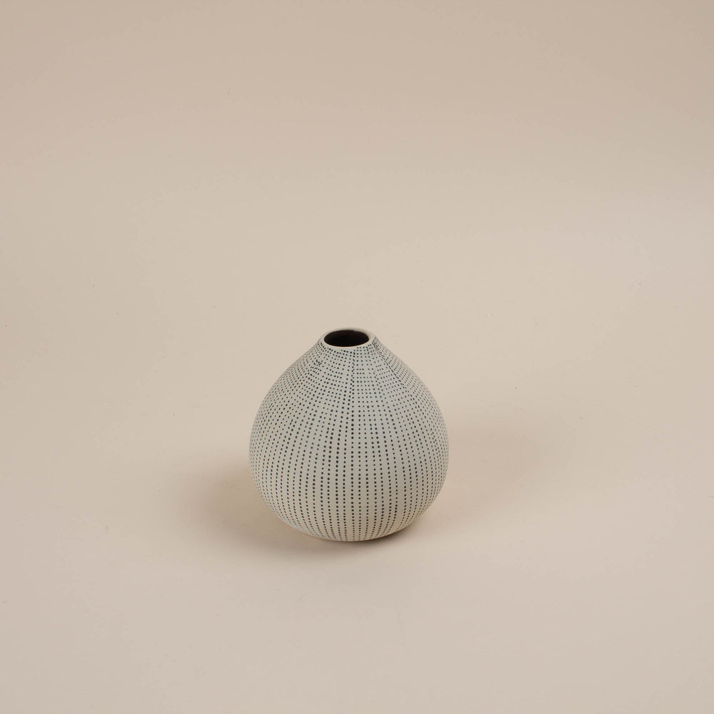 Dotted Stoneware Vase - Medium