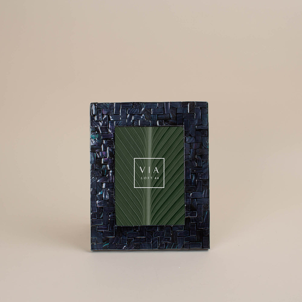 Midnight Blue Shimmer Photo Frame - 5x7