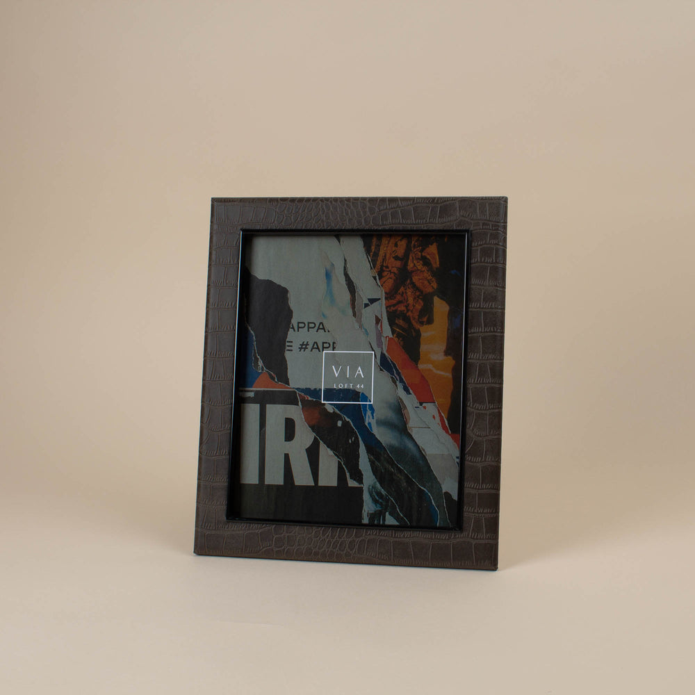 
                  
                    Faux Croc Brown Frame - 8x10
                  
                