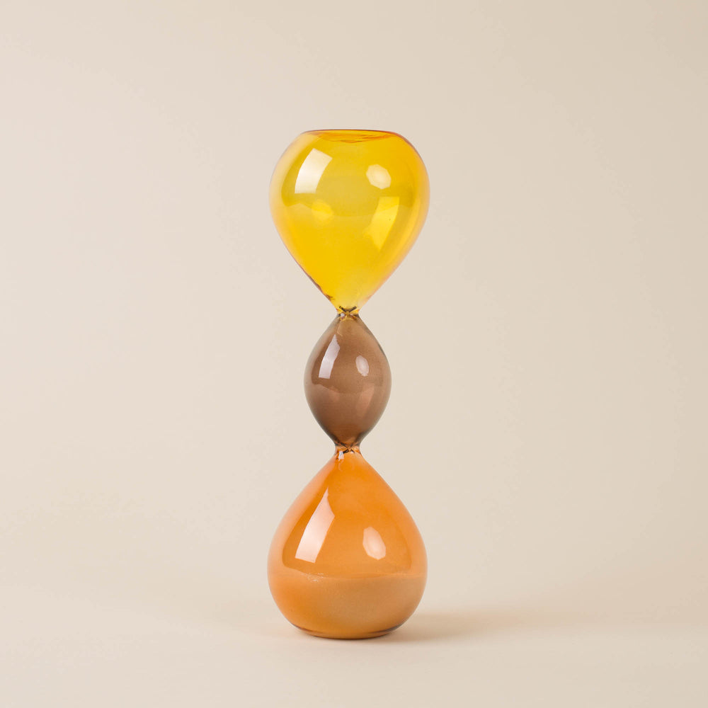 Small Sand timer - Brown and Green