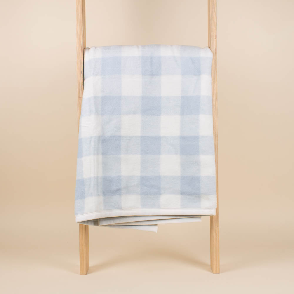 
                  
                    Classic Gingham Sky Blanket
                  
                