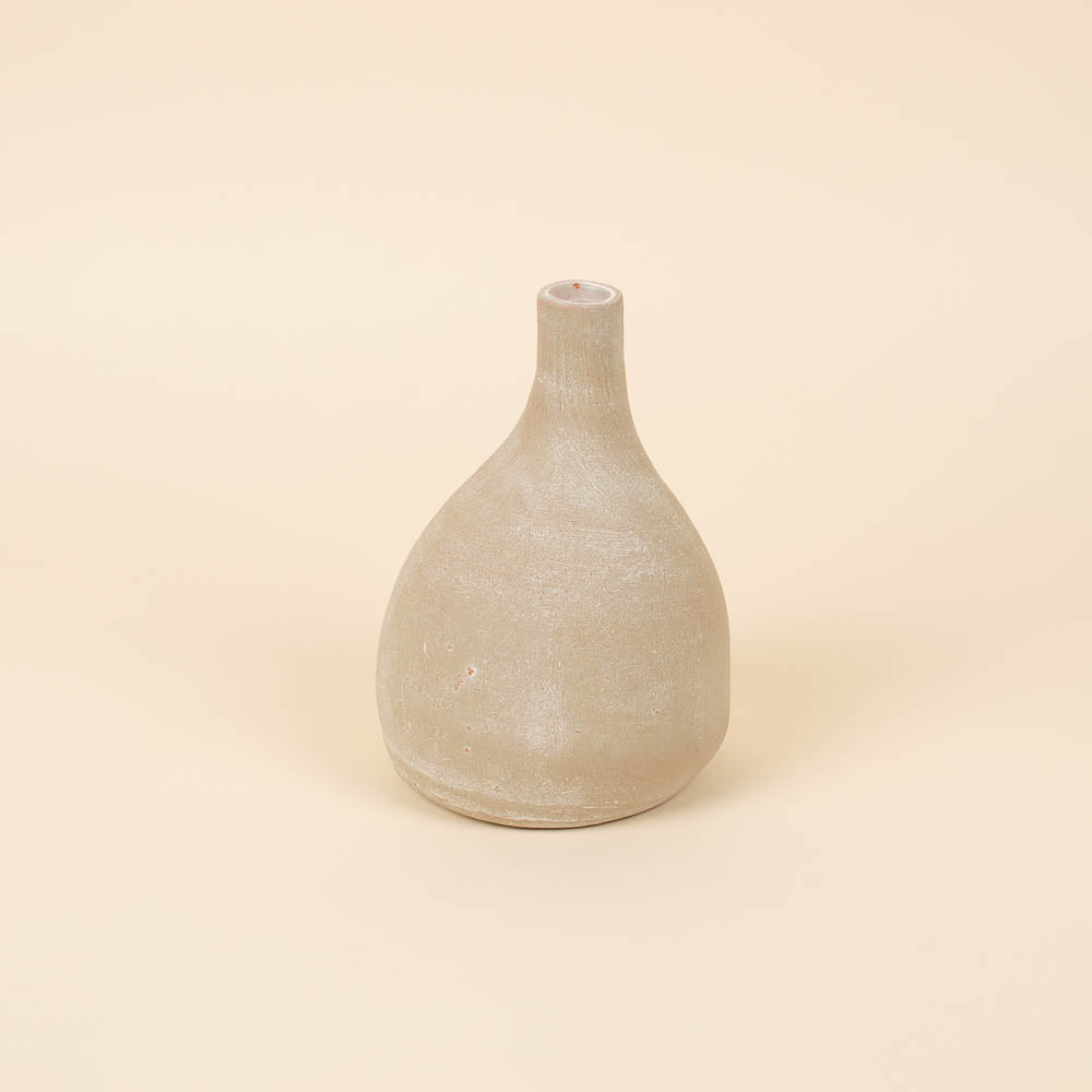 Teardrop Clay Bud Vase - Small