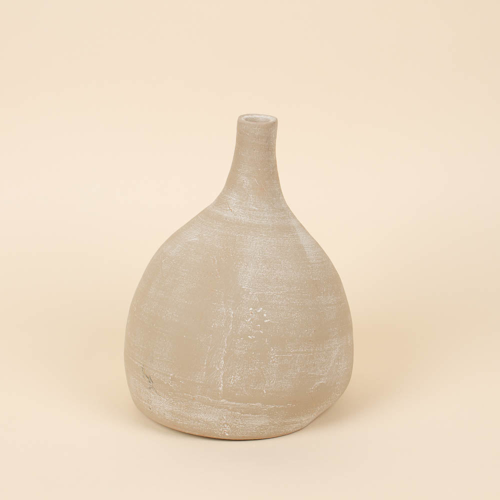 Teardrop Clay Bud Vase - Medium