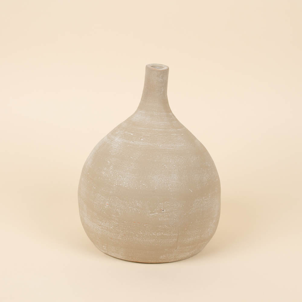 Teardrop Clay Bud Vase - Large