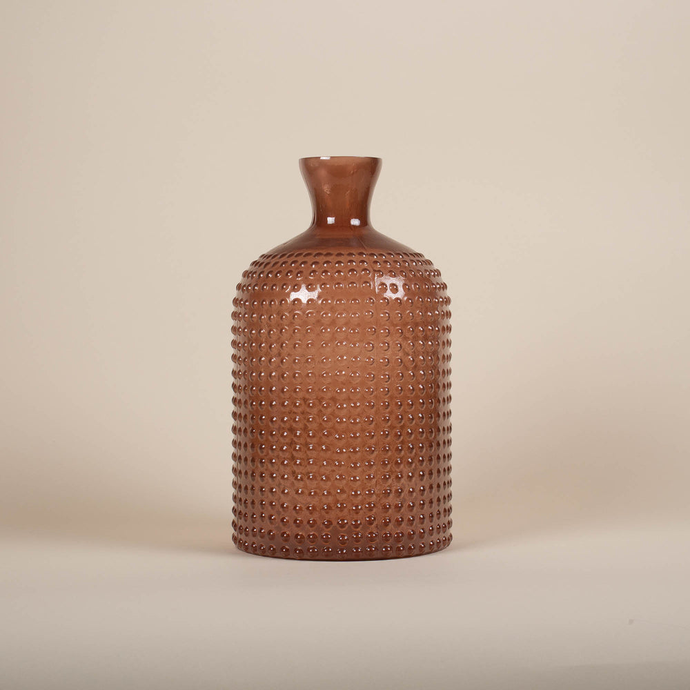 Glass Hobnail Vase