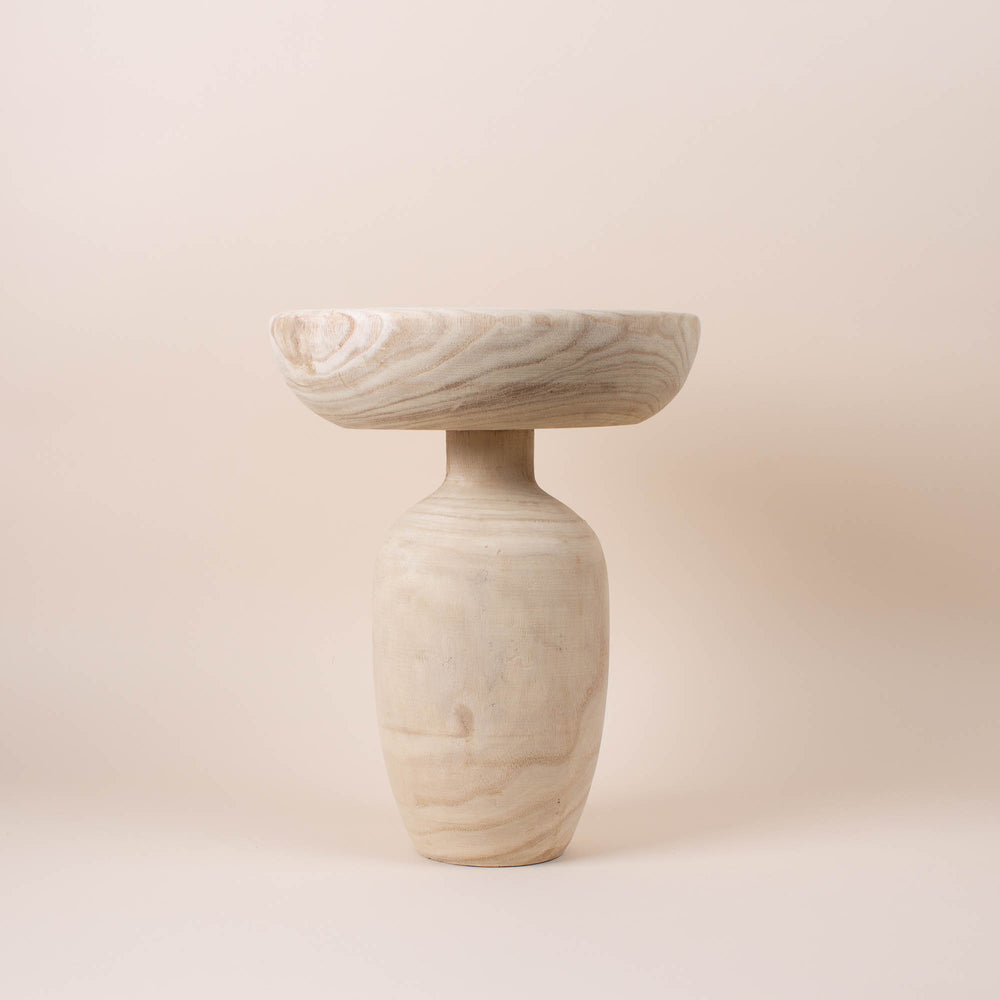 
                  
                    Large Turned Wooden Pedestal
                  
                